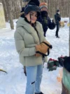 Lucy Hale The Hating Game Puffer Jacket
