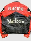 Marlboro Motorcycle Biker Leather Jacket