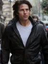 Mission Impossible Ghost Protocol Black Leather Jacket