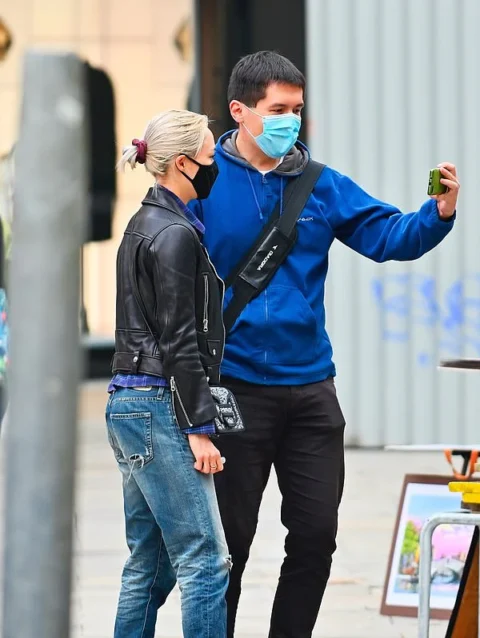 Pom Klementieff Mission Impossible 7 Black Leather Jacket