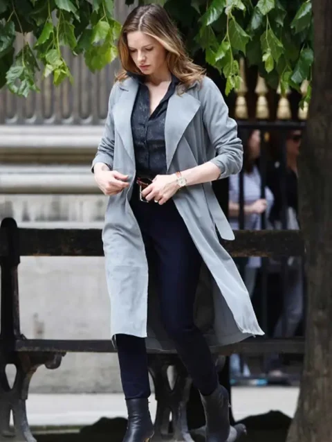 Rebecca Ferguson Mission Impossible 6 Gray Trench Coat