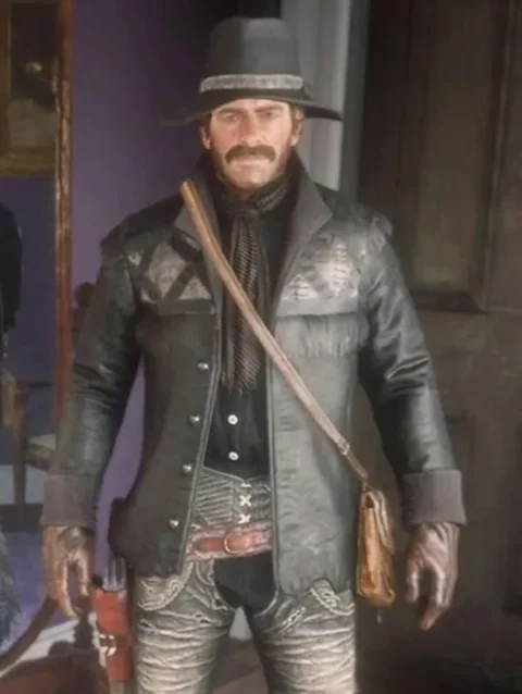 Red Dead Redemption 2 Nuevo Paraíso Gunslinger Black Hunting Jacket