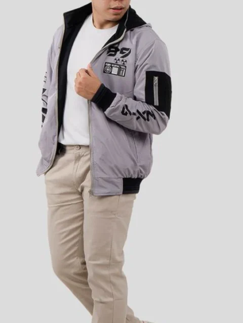 Reversible Hoodie Jacket 2 In 1