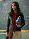 Sofia Carson The Life List 2025 Leather Jacket
