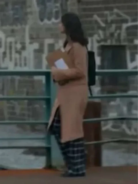 Sofia Carson The Life List 2025 Trench Coat