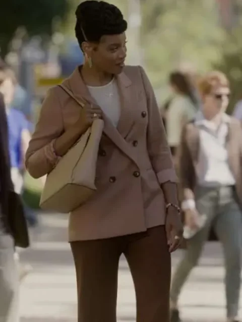 Swagger S02 Jenna Carson Brown Coat