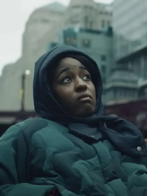 Sydney Adamu The Bear S01 Green Puffer Jacket