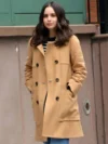 The Life List 2025 Sofia Carson Brown Coat