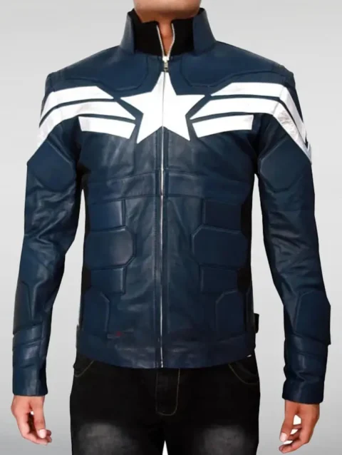 The Winter Soldier Captain America Blue Jacket