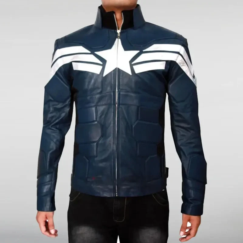 The Winter Soldier Captain America Blue Jacket