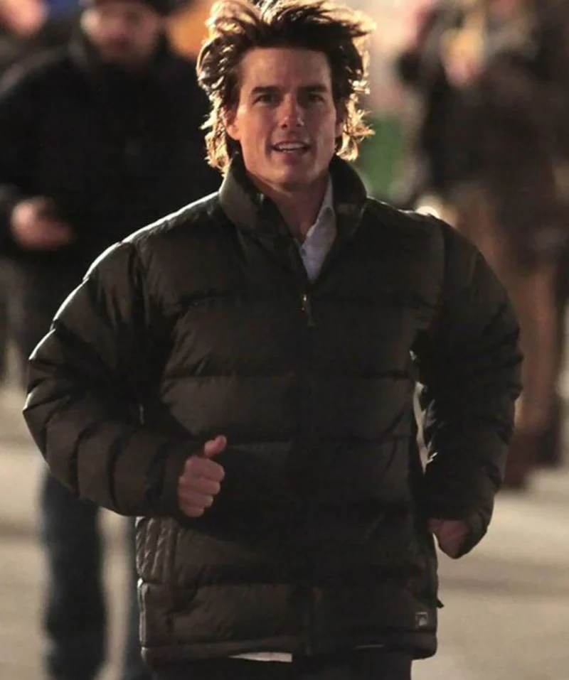 Tom Cruise Mission Impossible Rogue Nation Black Puffer Jacket