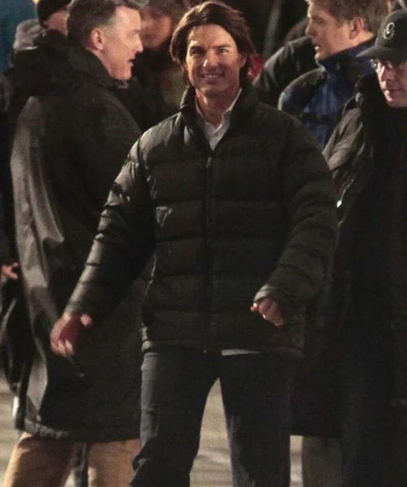 Tom Cruise Mission Impossible Rogue Nation Black Puffer Jacket