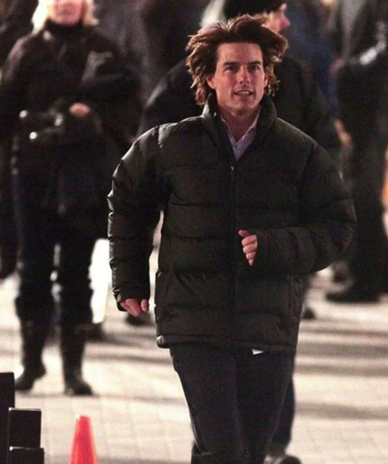 Tom Cruise Mission Impossible Rogue Nation Black Puffer Jacket