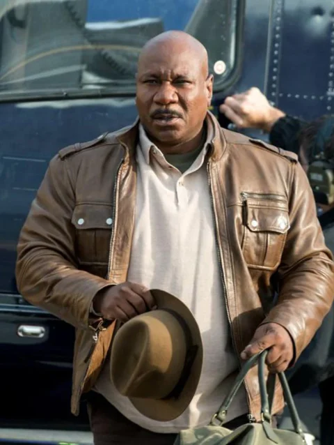 Ving Rhames Mission Impossible 7 Brown Leather Jacket