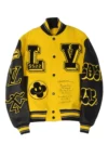 Louis-Vuitton-Yellow-Varsity-Jacket-scaled
