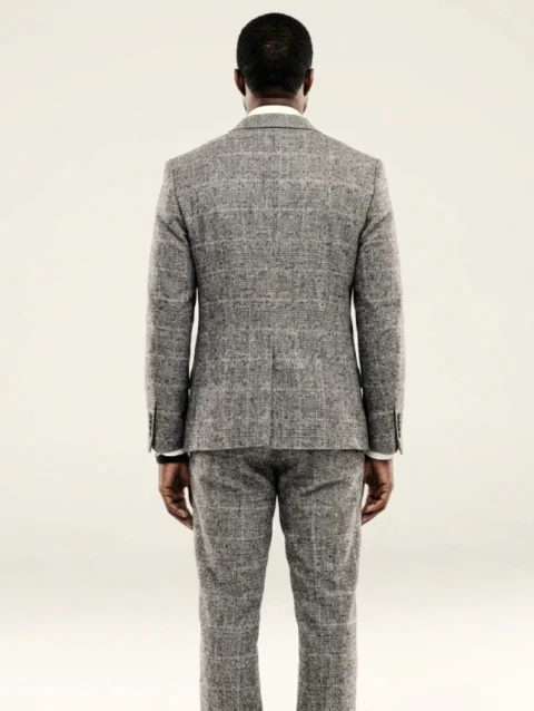Kanye West 808s and Heartbreak Checked Suit-2