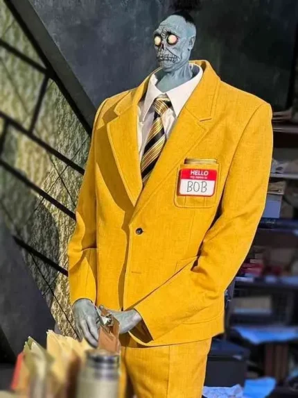 Beetlejuice Shrunken Head Bob Suit Yellow