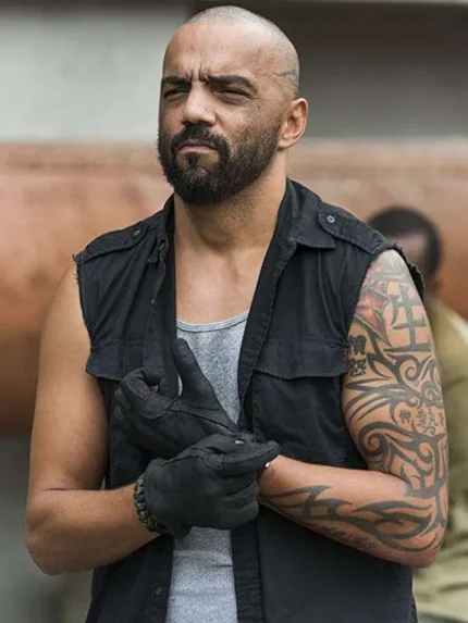 Gary The Walking Dead Sleeveless Vest Black