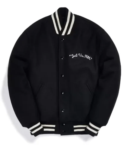 Kith x Looney Tunes Golden Bear Varsity Jacket Black