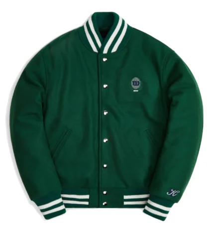 Kith x Wilson Willets Varsity Jacket Green
