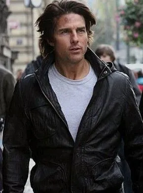Mission Impossible Ghost Protocol Black Jacket Leather
