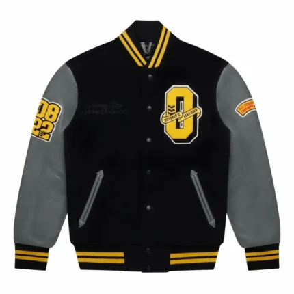 OVO Collegiate Varsity Jacket Yellow Black