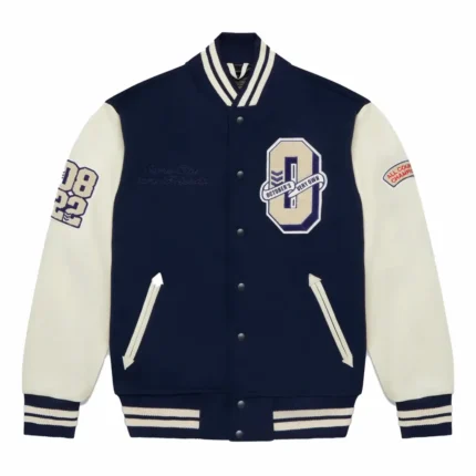 OVO Collegiate Varsity Navy Jacket
