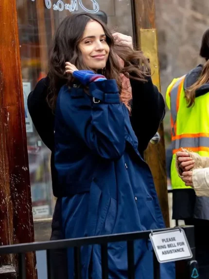 The Life List Sofia Carson 2025 Blue Coat