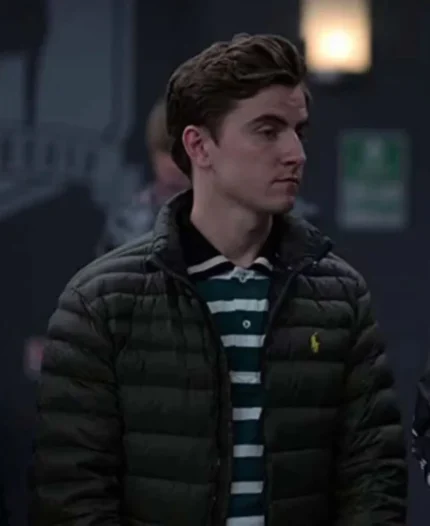 Ted Lasso Colin Hughes Parachute Quilted Puffer Jacket