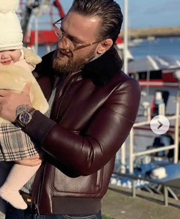 The-Notorious-Conor-Mc-Gregor-Maroon-Shearling-Jacket.webp