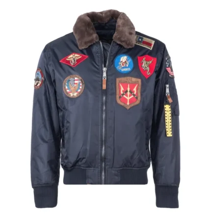 Top Gun Bomber Shearling Machine Jacket