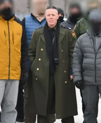 Gregory Bovino Green Trench Coat-1