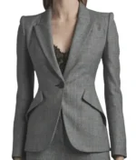 Yellowstone So5 Beth Dutton Grey Blazer-4