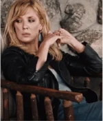 Beth Dutton Black Biker Jacket-1