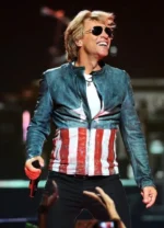 Jon Bon Jovi Captain America Leather Jacket