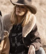 Beth Dutton Shearling Wool Coat-1