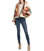 Yellowstone Beth Dutton Printed Wool Cropped Cloak-2