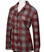 Yellowstone Beth Dutton Maroon Blazer Coat-3
