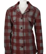 Yellowstone Beth Dutton Maroon Blazer Coat-1