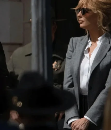 Yellowstone So5 Beth Dutton Grey Blazer-2