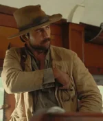 Yellowstone Series 1923 Spencer Dutton Vintage Beige Wool Jacket-5
