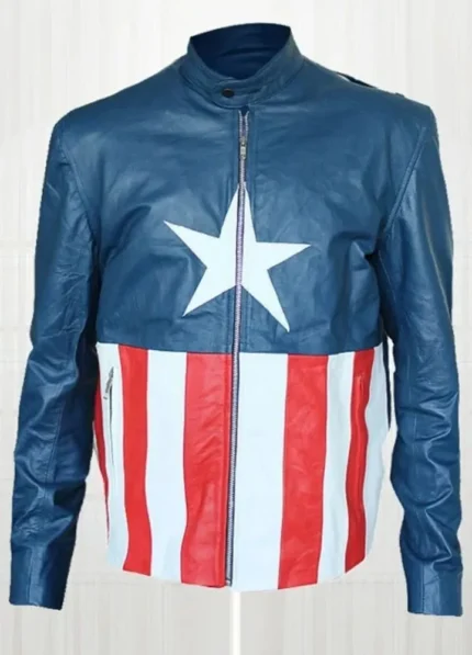 Jon Bon Jovi Captain America Leather Jacket-1