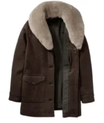 Beth Dutton Shearling Wool Coat-4