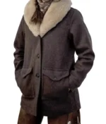 Beth Dutton Shearling Wool Coat-6