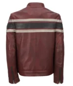 Men’s Retro Red Waxed Vintage Jacket-3