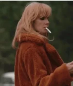 Beth Dutton Orange Fur Coat Yellowstone-1