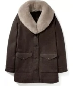 Beth Dutton Shearling Wool Coat-2