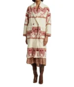 Yellowstone SO5 Beth Dutton Pink Printed Coat-4