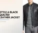 How to Style a Black Quilted Leather Jacket for Winter