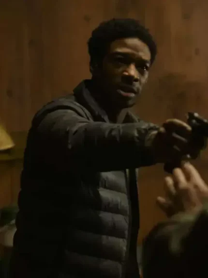 Henry Burrell The Last of Us Black Puffer Jacket-1